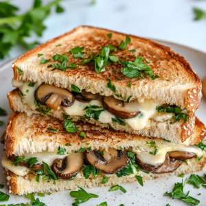 Creamy Mushroom Sandwich