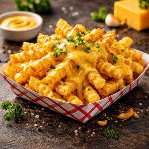 Crinkle French Fries (Cheese)